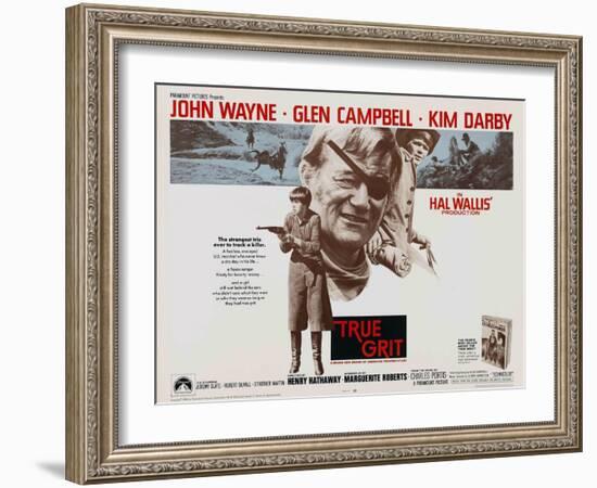 True Grit [1969], Directed by Henry Hathaway.-null-Framed Giclee Print