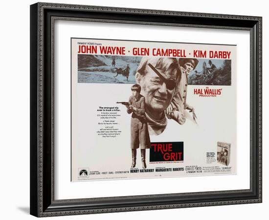 True Grit [1969], Directed by Henry Hathaway.-null-Framed Giclee Print