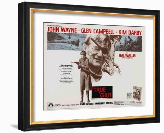 True Grit [1969], Directed by Henry Hathaway.-null-Framed Giclee Print