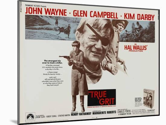 True Grit, 1969-null-Mounted Art Print