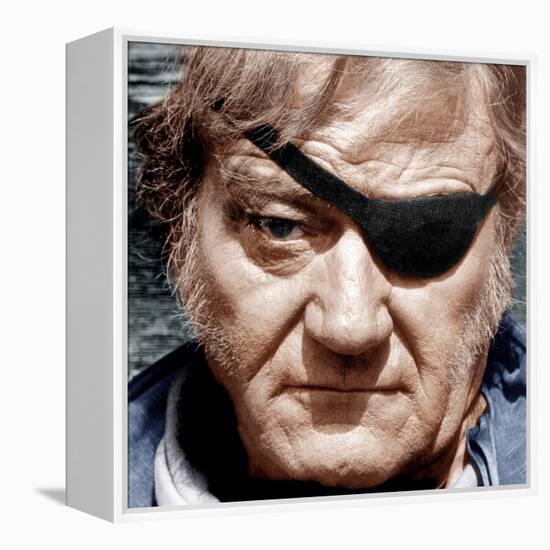 TRUE GRIT, John Wayne, 1969-null-Framed Stretched Canvas