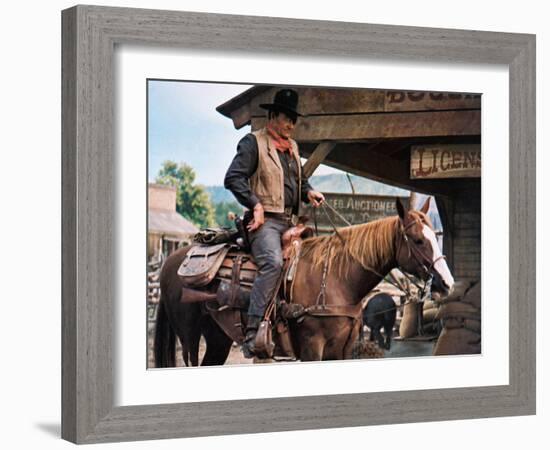 True Grit, John Wayne, 1969-null-Framed Premium Photographic Print