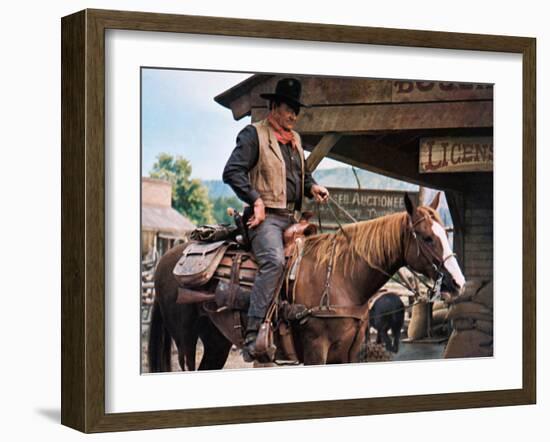 True Grit, John Wayne, 1969-null-Framed Premium Photographic Print