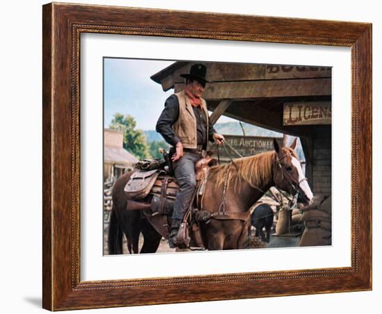 True Grit, John Wayne, 1969-null-Framed Premium Photographic Print