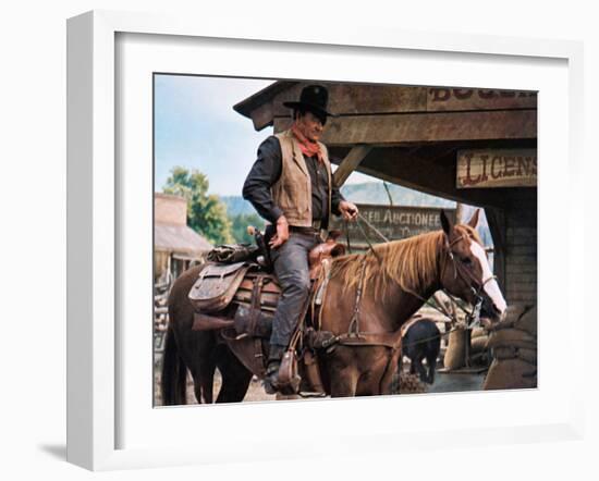 True Grit, John Wayne, 1969-null-Framed Premium Photographic Print