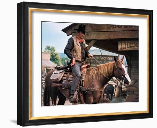 True Grit, John Wayne, 1969-null-Framed Premium Photographic Print