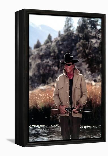 True Grit, John Wayne, 1969-null-Framed Stretched Canvas