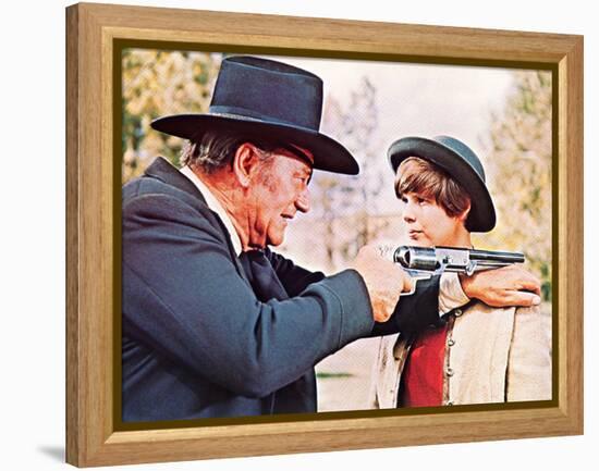 True Grit, John Wayne, Kim Darby, 1969-null-Framed Stretched Canvas