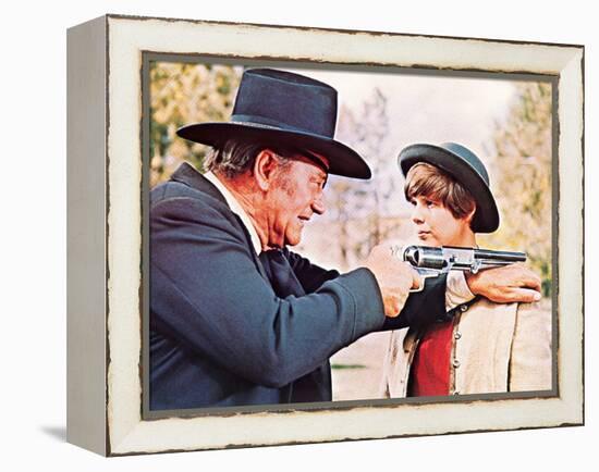 True Grit, John Wayne, Kim Darby, 1969-null-Framed Stretched Canvas