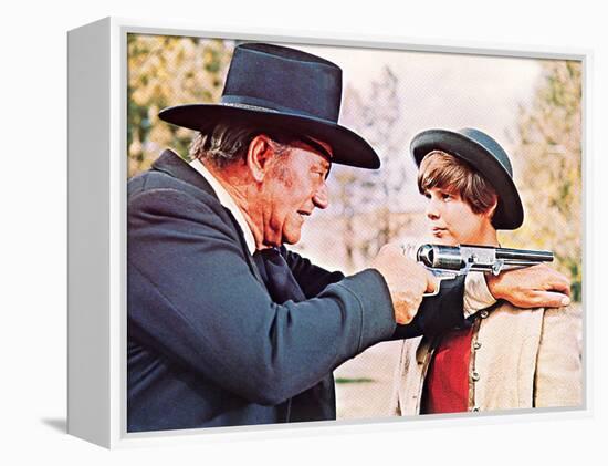 True Grit, John Wayne, Kim Darby, 1969-null-Framed Stretched Canvas