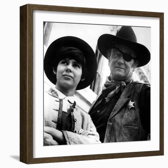 True Grit, Kim Darby, John Wayne, 1969-null-Framed Premium Photographic Print