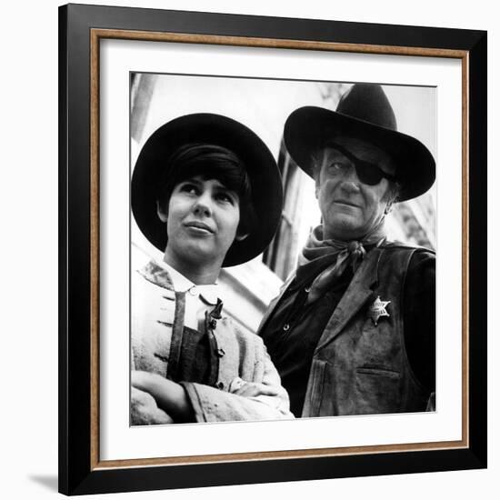 True Grit, Kim Darby, John Wayne, 1969-null-Framed Premium Photographic Print