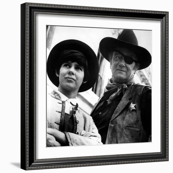 True Grit, Kim Darby, John Wayne, 1969-null-Framed Premium Photographic Print