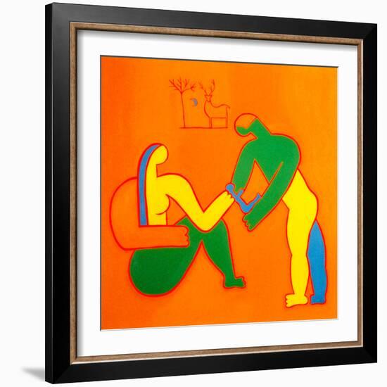 True love, 2000, (oil on linen )-Cristina Rodriguez-Framed Giclee Print