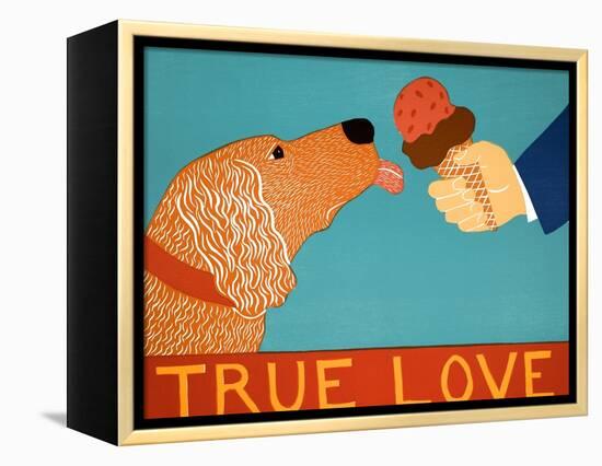 True Love Golden-Stephen Huneck-Framed Premier Image Canvas