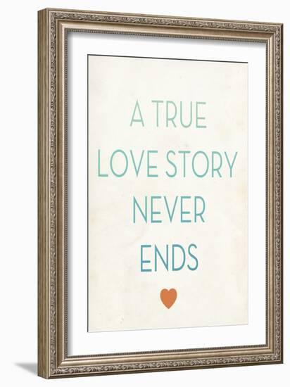 True Love Story-Kindred Sol Collective-Framed Art Print