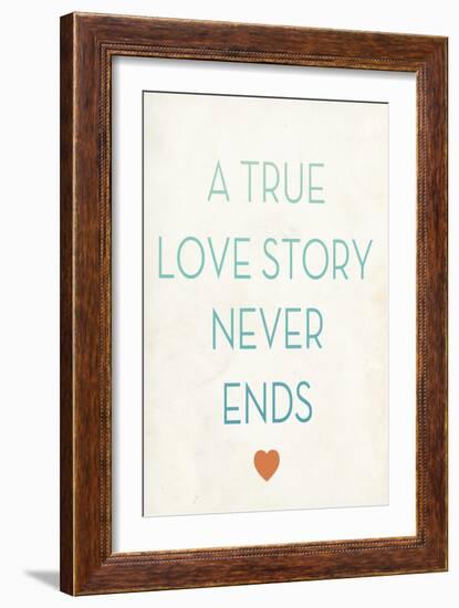 True Love Story-Kindred Sol Collective-Framed Art Print