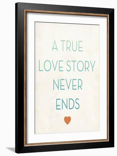 True Love Story-Kindred Sol Collective-Framed Art Print