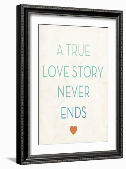 True Love Story-Kindred Sol Collective-Framed Art Print