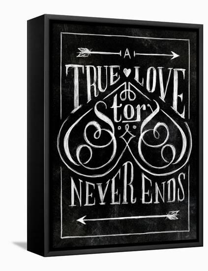 True Love-null-Framed Stretched Canvas