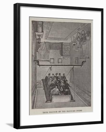 True Position of the Haunted Swing-null-Framed Giclee Print