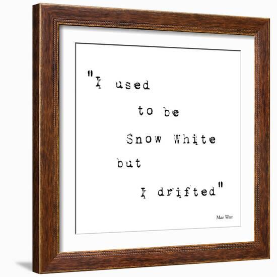 True to Type IV-Maria Mendez-Framed Giclee Print