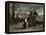 Truffle Hunting Pig 19C-null-Framed Stretched Canvas