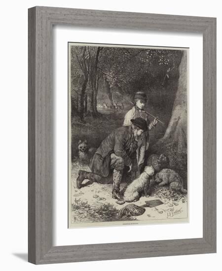 Truffle-Hunting-George Bouverie Goddard-Framed Giclee Print