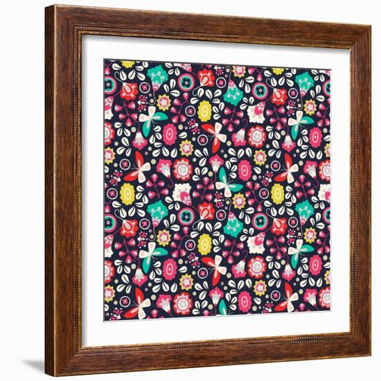 Trula Floral-null-Framed Giclee Print