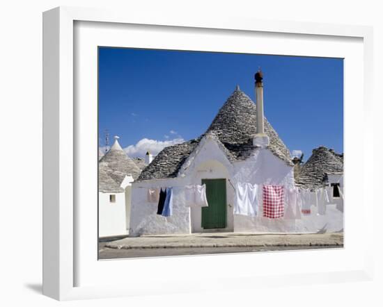 Trulli Houses, Alberobello, Unesco World Heritage Site, Puglia, Italy-James Emmerson-Framed Photographic Print