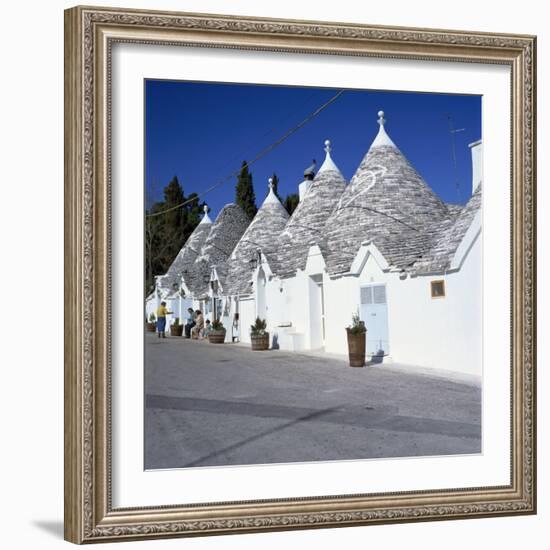 Trulli Houses of Alberobello, UNESCO World Heritage Site, Puglia, Italy, Europe-Tony Gervis-Framed Photographic Print