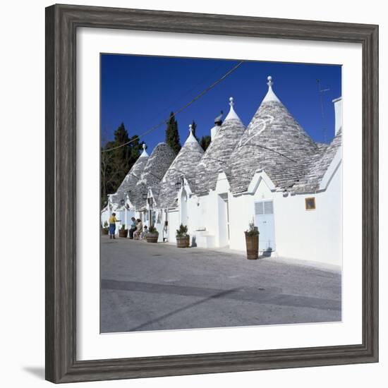 Trulli Houses of Alberobello, UNESCO World Heritage Site, Puglia, Italy, Europe-Tony Gervis-Framed Photographic Print