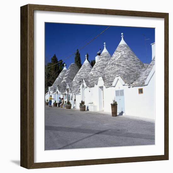 Trulli Houses of Alberobello, UNESCO World Heritage Site, Puglia, Italy, Europe-Tony Gervis-Framed Photographic Print