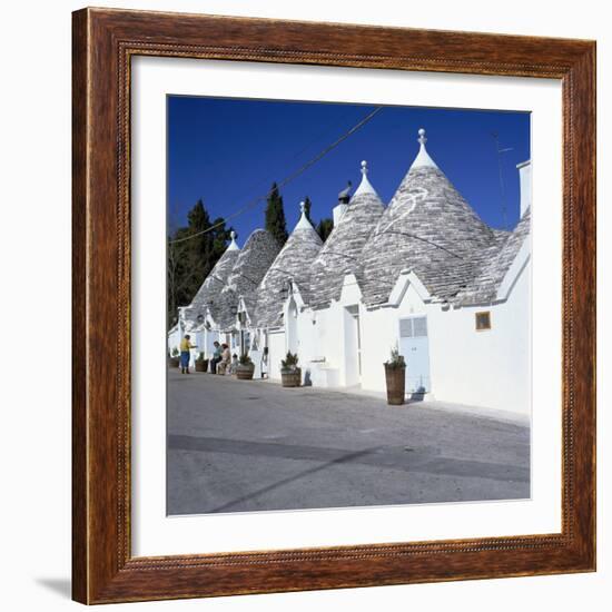 Trulli Houses of Alberobello, UNESCO World Heritage Site, Puglia, Italy, Europe-Tony Gervis-Framed Photographic Print