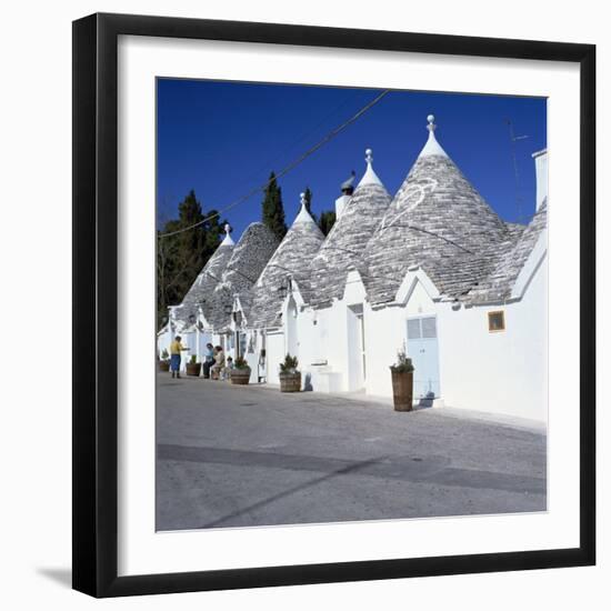 Trulli Houses of Alberobello, UNESCO World Heritage Site, Puglia, Italy, Europe-Tony Gervis-Framed Photographic Print