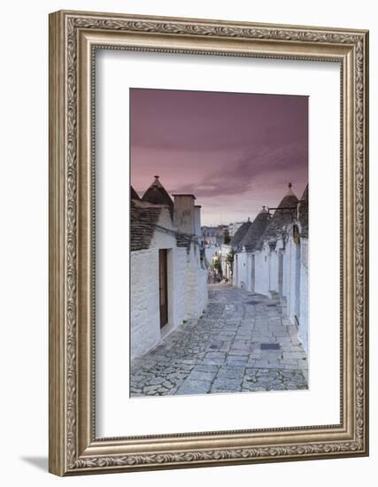 Trulli Houses, Part of Town Monti, Alberobello, Province of Bari, Apulia, Italy-Markus Lange-Framed Photographic Print