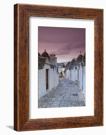 Trulli Houses, Part of Town Monti, Alberobello, Province of Bari, Apulia, Italy-Markus Lange-Framed Photographic Print