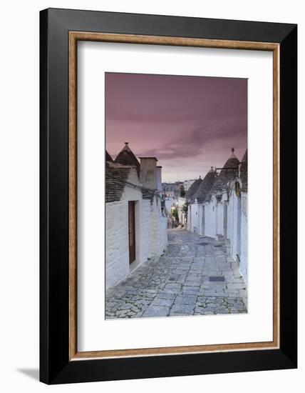 Trulli Houses, Part of Town Monti, Alberobello, Province of Bari, Apulia, Italy-Markus Lange-Framed Photographic Print