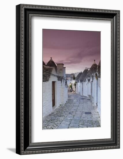 Trulli Houses, Part of Town Monti, Alberobello, Province of Bari, Apulia, Italy-Markus Lange-Framed Photographic Print