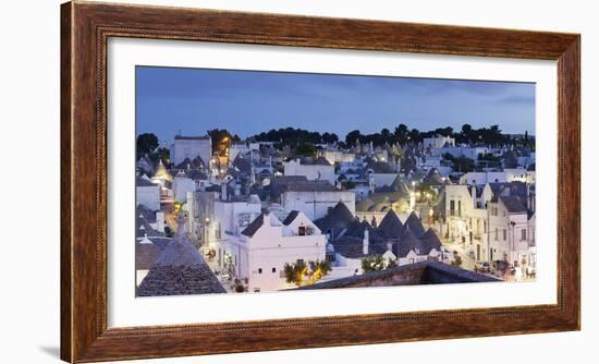 Trulli, Traditional Houses, Rione Monti Area, Alberobello, UNESCO World Heritage Site-Markus Lange-Framed Photographic Print