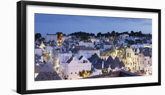 Trulli, Traditional Houses, Rione Monti Area, Alberobello, UNESCO World Heritage Site-Markus Lange-Framed Photographic Print