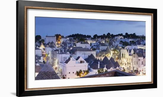 Trulli, Traditional Houses, Rione Monti Area, Alberobello, UNESCO World Heritage Site-Markus Lange-Framed Photographic Print