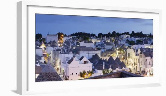 Trulli, Traditional Houses, Rione Monti Area, Alberobello, UNESCO World Heritage Site-Markus Lange-Framed Photographic Print