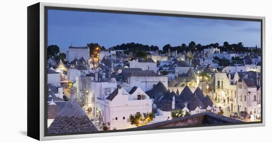 Trulli, Traditional Houses, Rione Monti Area, Alberobello, UNESCO World Heritage Site-Markus Lange-Framed Premier Image Canvas