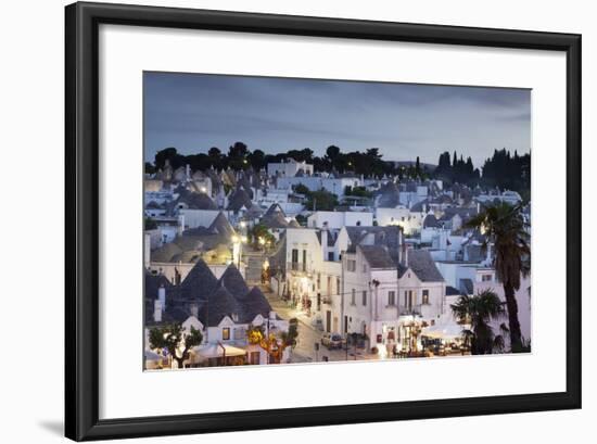 Trulli, Traditional Houses, Rione Monti Area, Alberobello, UNESCO World Heritage Site-Markus Lange-Framed Photographic Print