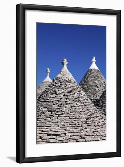 Trulli, Traditional Houses, Rione Monti Area, Alberobello, UNESCO World Heritage Site-Markus Lange-Framed Photographic Print