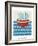 Truman's Voyage I-Chariklia Zarris-Framed Art Print