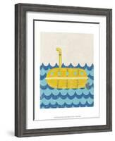 Truman's Voyage IV-Chariklia Zarris-Framed Art Print