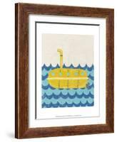 Truman's Voyage IV-Chariklia Zarris-Framed Art Print