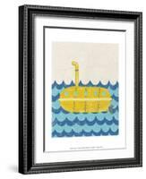 Truman's Voyage IV-Chariklia Zarris-Framed Art Print